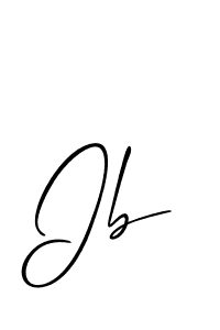 Similarly Allison_Script is the best handwritten signature design. Signature creator online .You can use it as an online autograph creator for name Ib. Ib signature style 2 images and pictures png