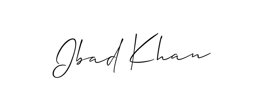 Make a beautiful signature design for name Ibad Khan. Use this online signature maker to create a handwritten signature for free. Ibad Khan signature style 2 images and pictures png