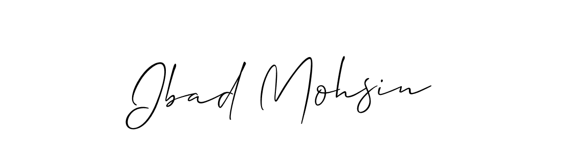 Once you've used our free online signature maker to create your best signature Allison_Script style, it's time to enjoy all of the benefits that Ibad Mohsin name signing documents. Ibad Mohsin signature style 2 images and pictures png
