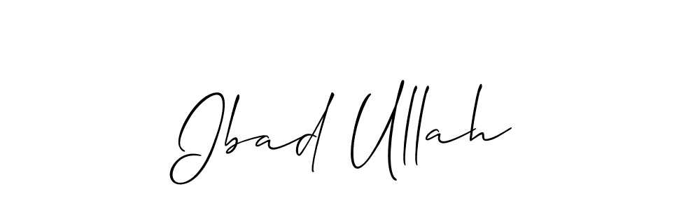 You should practise on your own different ways (Allison_Script) to write your name (Ibad Ullah) in signature. don't let someone else do it for you. Ibad Ullah signature style 2 images and pictures png