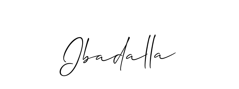 You can use this online signature creator to create a handwritten signature for the name Ibadalla. This is the best online autograph maker. Ibadalla signature style 2 images and pictures png