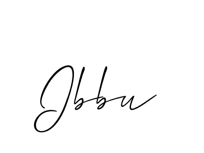 Also we have Ibbu name is the best signature style. Create professional handwritten signature collection using Allison_Script autograph style. Ibbu signature style 2 images and pictures png