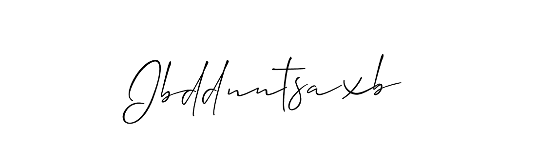 Make a beautiful signature design for name Ibddnntsaxb. With this signature (Allison_Script) style, you can create a handwritten signature for free. Ibddnntsaxb signature style 2 images and pictures png