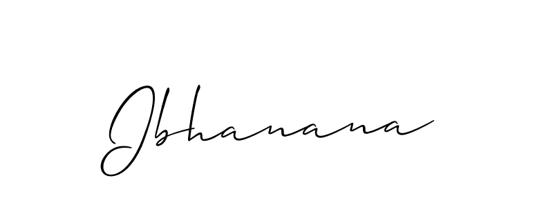 Make a beautiful signature design for name Ibhanana. Use this online signature maker to create a handwritten signature for free. Ibhanana signature style 2 images and pictures png