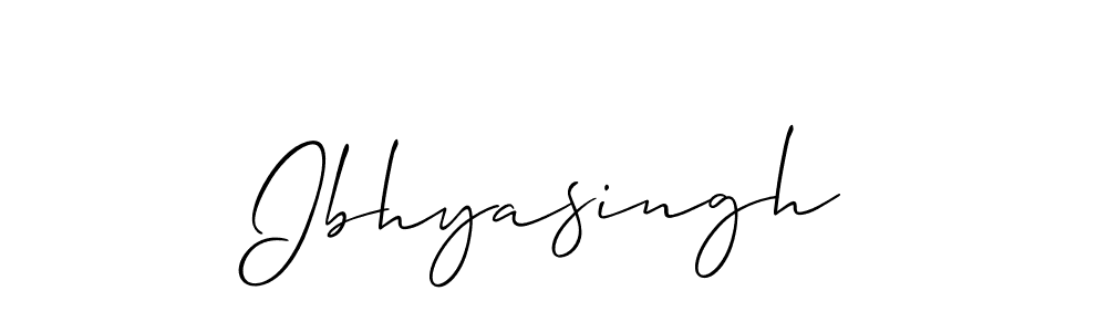 Once you've used our free online signature maker to create your best signature Allison_Script style, it's time to enjoy all of the benefits that Ibhyasingh name signing documents. Ibhyasingh signature style 2 images and pictures png