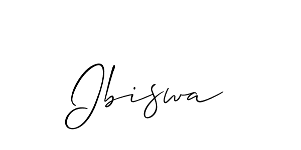 Best and Professional Signature Style for Ibiswa. Allison_Script Best Signature Style Collection. Ibiswa signature style 2 images and pictures png