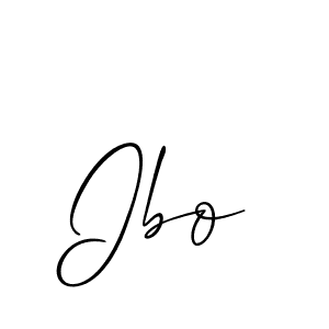 Create a beautiful signature design for name Ibo. With this signature (Allison_Script) fonts, you can make a handwritten signature for free. Ibo signature style 2 images and pictures png