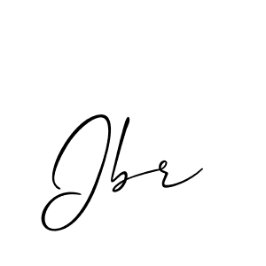 You should practise on your own different ways (Allison_Script) to write your name (Ibr) in signature. don't let someone else do it for you. Ibr signature style 2 images and pictures png