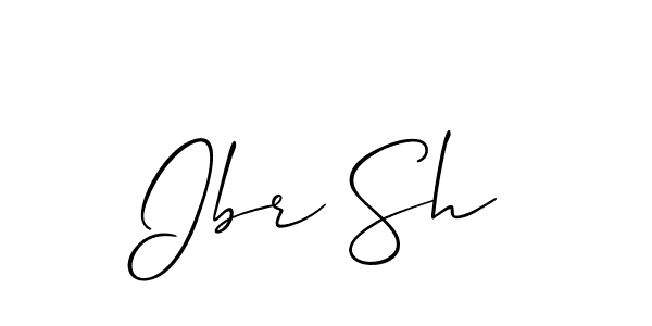 if you are searching for the best signature style for your name Ibr Sh. so please give up your signature search. here we have designed multiple signature styles  using Allison_Script. Ibr Sh signature style 2 images and pictures png