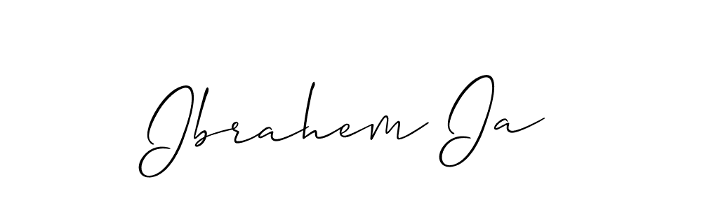if you are searching for the best signature style for your name Ibrahem Ia. so please give up your signature search. here we have designed multiple signature styles  using Allison_Script. Ibrahem Ia signature style 2 images and pictures png