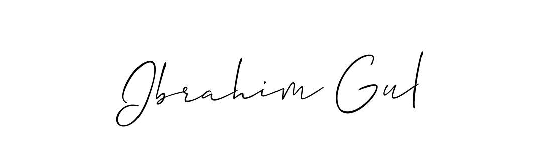 How to Draw Ibrahim Gul signature style? Allison_Script is a latest design signature styles for name Ibrahim Gul. Ibrahim Gul signature style 2 images and pictures png