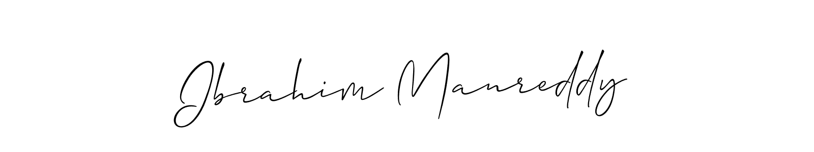 Once you've used our free online signature maker to create your best signature Allison_Script style, it's time to enjoy all of the benefits that Ibrahim Manreddy name signing documents. Ibrahim Manreddy signature style 2 images and pictures png