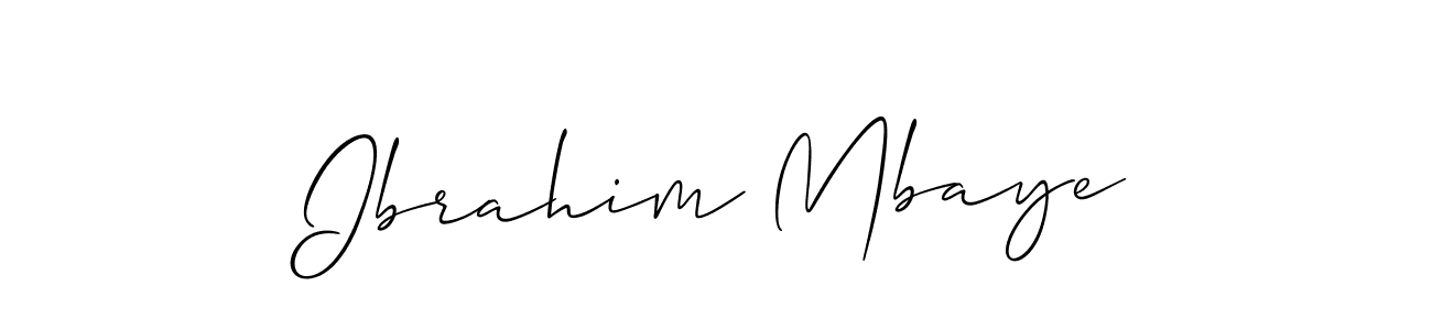Allison_Script is a professional signature style that is perfect for those who want to add a touch of class to their signature. It is also a great choice for those who want to make their signature more unique. Get Ibrahim Mbaye name to fancy signature for free. Ibrahim Mbaye signature style 2 images and pictures png