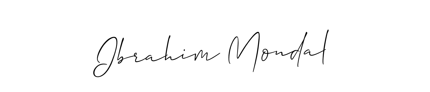 How to Draw Ibrahim Mondal signature style? Allison_Script is a latest design signature styles for name Ibrahim Mondal. Ibrahim Mondal signature style 2 images and pictures png