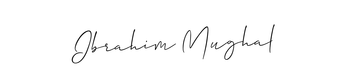 Also You can easily find your signature by using the search form. We will create Ibrahim Mughal name handwritten signature images for you free of cost using Allison_Script sign style. Ibrahim Mughal signature style 2 images and pictures png