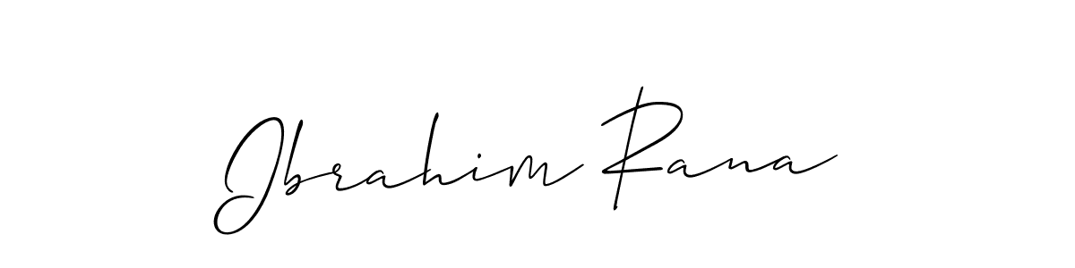 Make a beautiful signature design for name Ibrahim Rana. Use this online signature maker to create a handwritten signature for free. Ibrahim Rana signature style 2 images and pictures png