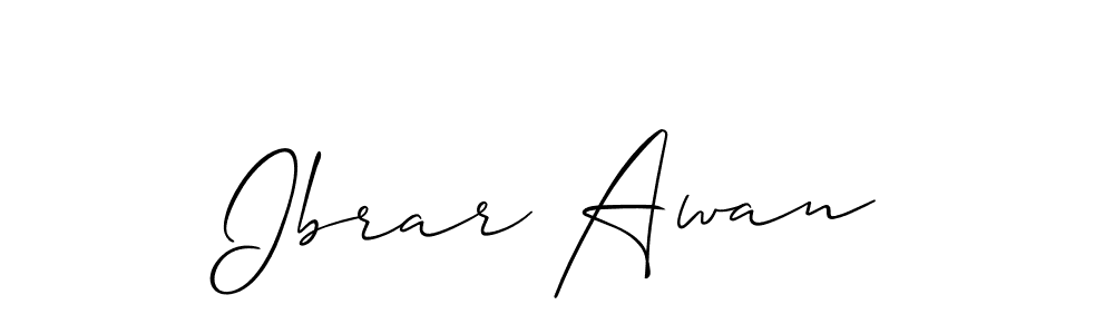 Make a short Ibrar Awan signature style. Manage your documents anywhere anytime using Allison_Script. Create and add eSignatures, submit forms, share and send files easily. Ibrar Awan signature style 2 images and pictures png