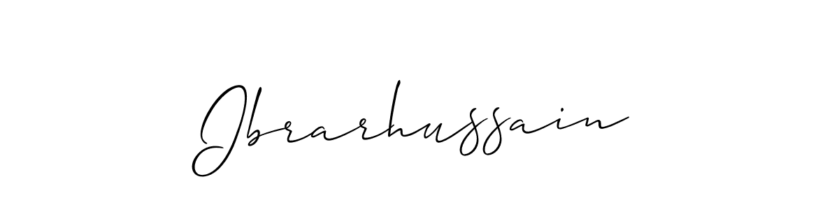Make a short Ibrarhussain signature style. Manage your documents anywhere anytime using Allison_Script. Create and add eSignatures, submit forms, share and send files easily. Ibrarhussain signature style 2 images and pictures png