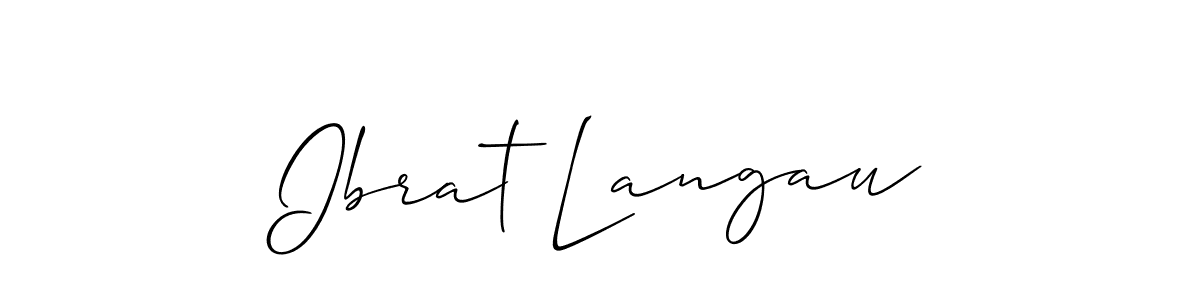 See photos of Ibrat Langau official signature by Spectra . Check more albums & portfolios. Read reviews & check more about Allison_Script font. Ibrat Langau signature style 2 images and pictures png