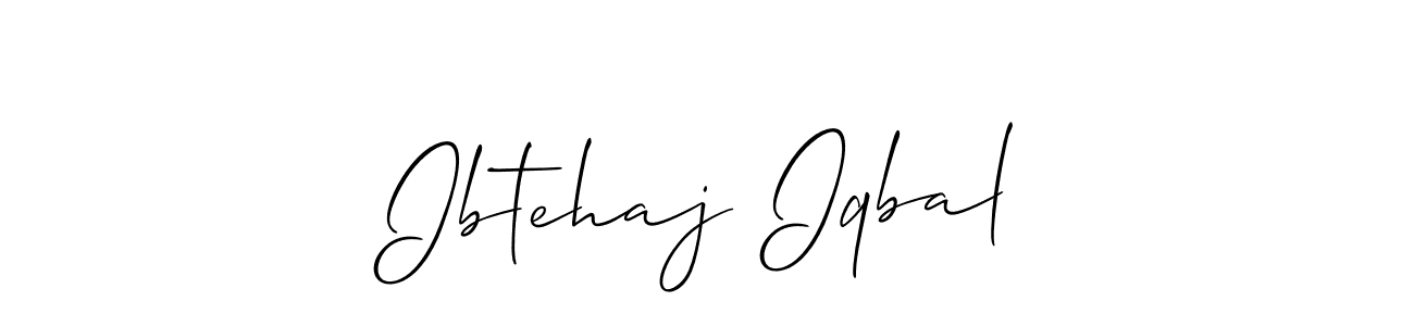 This is the best signature style for the Ibtehaj Iqbal name. Also you like these signature font (Allison_Script). Mix name signature. Ibtehaj Iqbal signature style 2 images and pictures png
