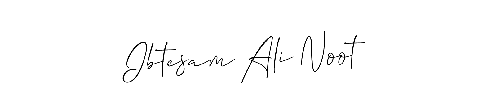 Also You can easily find your signature by using the search form. We will create Ibtesam Ali Noot name handwritten signature images for you free of cost using Allison_Script sign style. Ibtesam Ali Noot signature style 2 images and pictures png