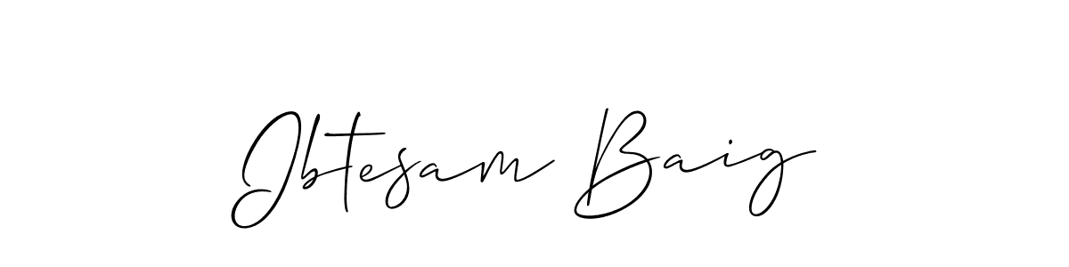 How to Draw Ibtesam Baig signature style? Allison_Script is a latest design signature styles for name Ibtesam Baig. Ibtesam Baig signature style 2 images and pictures png