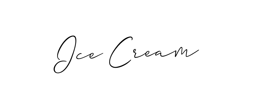 This is the best signature style for the Ice Cream name. Also you like these signature font (Allison_Script). Mix name signature. Ice Cream signature style 2 images and pictures png