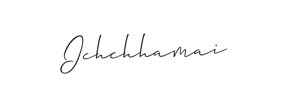 Make a beautiful signature design for name Ichchhamai. Use this online signature maker to create a handwritten signature for free. Ichchhamai signature style 2 images and pictures png