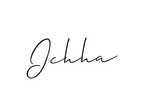 How to Draw Ichha signature style? Allison_Script is a latest design signature styles for name Ichha. Ichha signature style 2 images and pictures png