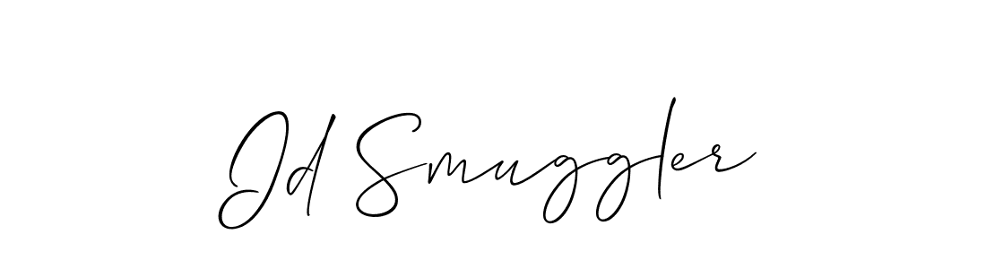 The best way (Allison_Script) to make a short signature is to pick only two or three words in your name. The name Id Smuggler include a total of six letters. For converting this name. Id Smuggler signature style 2 images and pictures png
