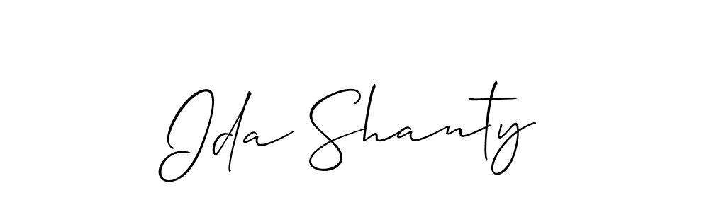 This is the best signature style for the Ida Shanty name. Also you like these signature font (Allison_Script). Mix name signature. Ida Shanty signature style 2 images and pictures png