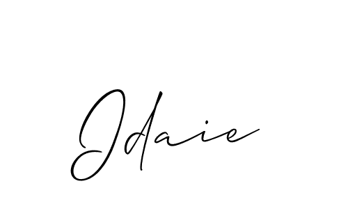 Also we have Idaie name is the best signature style. Create professional handwritten signature collection using Allison_Script autograph style. Idaie signature style 2 images and pictures png