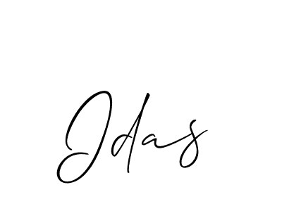 Idas stylish signature style. Best Handwritten Sign (Allison_Script) for my name. Handwritten Signature Collection Ideas for my name Idas. Idas signature style 2 images and pictures png