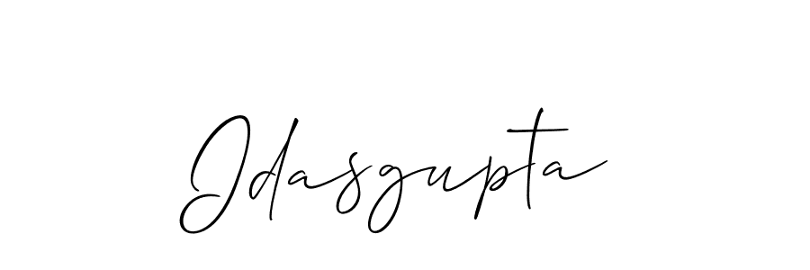 How to make Idasgupta name signature. Use Allison_Script style for creating short signs online. This is the latest handwritten sign. Idasgupta signature style 2 images and pictures png