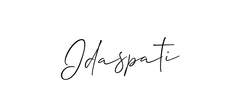 Once you've used our free online signature maker to create your best signature Allison_Script style, it's time to enjoy all of the benefits that Idaspati name signing documents. Idaspati signature style 2 images and pictures png