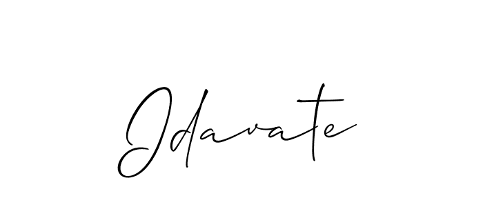 How to Draw Idavate signature style? Allison_Script is a latest design signature styles for name Idavate. Idavate signature style 2 images and pictures png