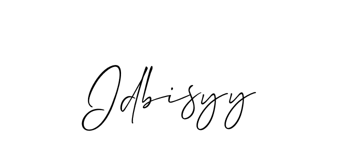 Design your own signature with our free online signature maker. With this signature software, you can create a handwritten (Allison_Script) signature for name Idbisyy. Idbisyy signature style 2 images and pictures png