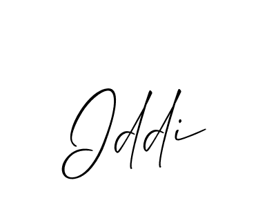 Also You can easily find your signature by using the search form. We will create Iddi name handwritten signature images for you free of cost using Allison_Script sign style. Iddi signature style 2 images and pictures png