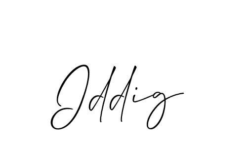 Allison_Script is a professional signature style that is perfect for those who want to add a touch of class to their signature. It is also a great choice for those who want to make their signature more unique. Get Iddig name to fancy signature for free. Iddig signature style 2 images and pictures png