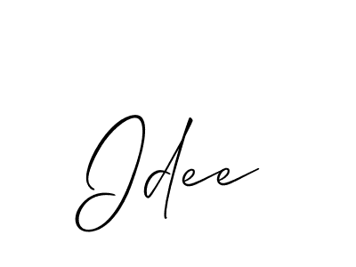 This is the best signature style for the Idee name. Also you like these signature font (Allison_Script). Mix name signature. Idee signature style 2 images and pictures png