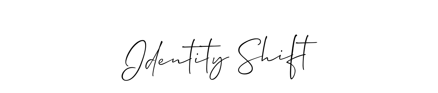 Check out images of Autograph of Identity Shift name. Actor Identity Shift Signature Style. Allison_Script is a professional sign style online. Identity Shift signature style 2 images and pictures png