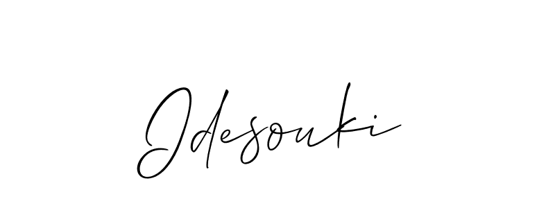 Here are the top 10 professional signature styles for the name Idesouki. These are the best autograph styles you can use for your name. Idesouki signature style 2 images and pictures png