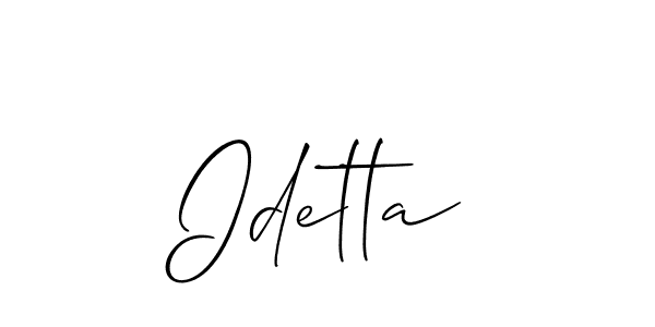 How to Draw Idetta signature style? Allison_Script is a latest design signature styles for name Idetta. Idetta signature style 2 images and pictures png