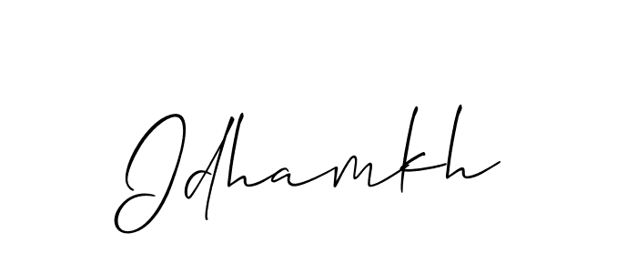 See photos of Idhamkh official signature by Spectra . Check more albums & portfolios. Read reviews & check more about Allison_Script font. Idhamkh signature style 2 images and pictures png