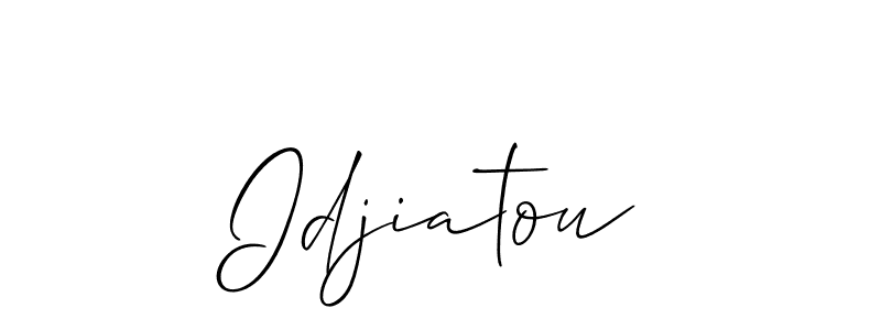 Make a short Idjiatou signature style. Manage your documents anywhere anytime using Allison_Script. Create and add eSignatures, submit forms, share and send files easily. Idjiatou signature style 2 images and pictures png