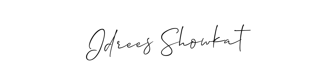 Here are the top 10 professional signature styles for the name Idrees Showkat. These are the best autograph styles you can use for your name. Idrees Showkat signature style 2 images and pictures png