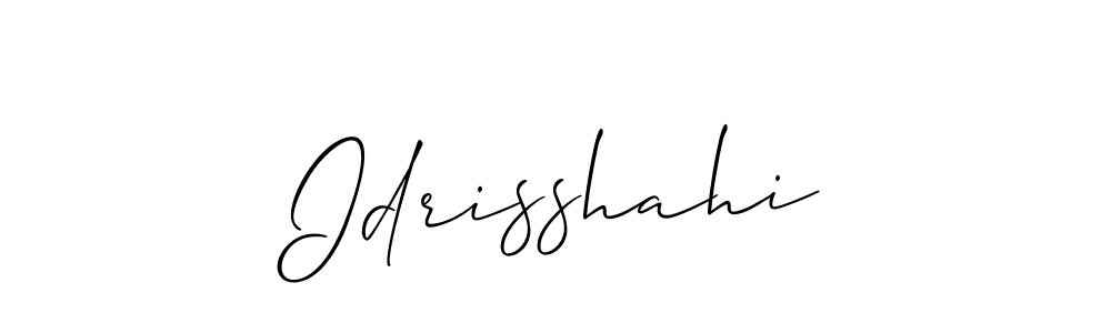 Allison_Script is a professional signature style that is perfect for those who want to add a touch of class to their signature. It is also a great choice for those who want to make their signature more unique. Get Idrisshahi name to fancy signature for free. Idrisshahi signature style 2 images and pictures png