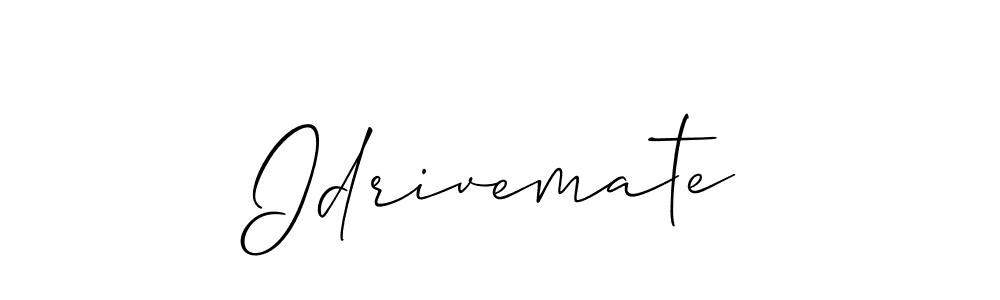 Use a signature maker to create a handwritten signature online. With this signature software, you can design (Allison_Script) your own signature for name Idrivemate. Idrivemate signature style 2 images and pictures png