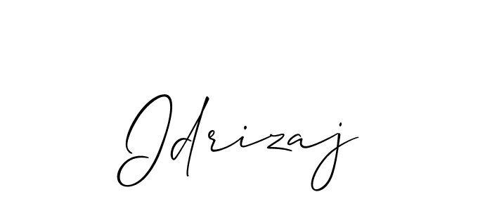 Design your own signature with our free online signature maker. With this signature software, you can create a handwritten (Allison_Script) signature for name Idrizaj. Idrizaj signature style 2 images and pictures png