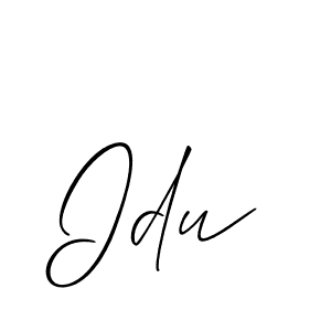 You can use this online signature creator to create a handwritten signature for the name Idu. This is the best online autograph maker. Idu signature style 2 images and pictures png